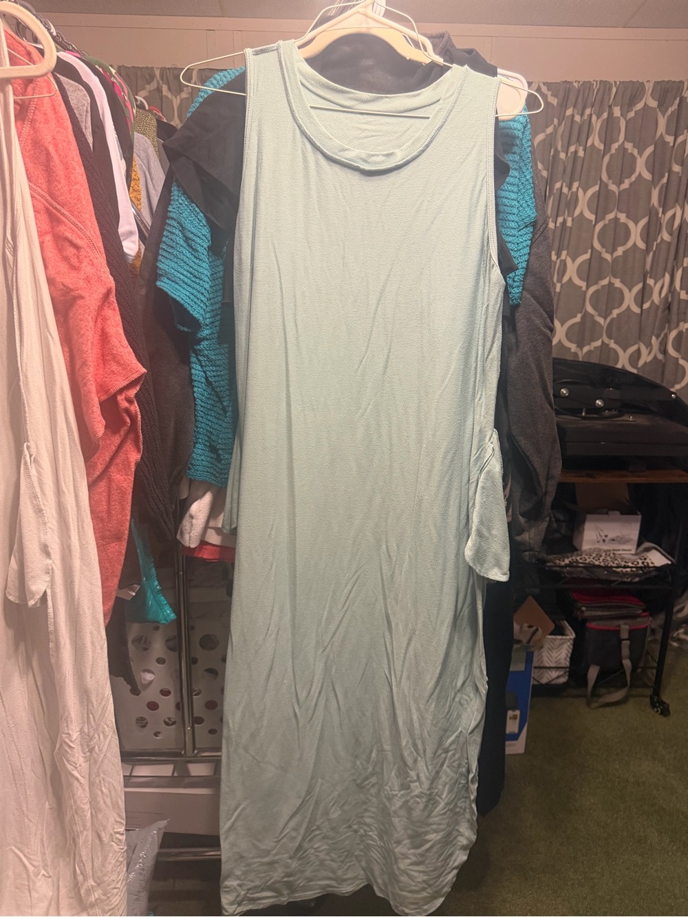 Zenana Outfitters Mint Green Sleeveless Maxi Dress